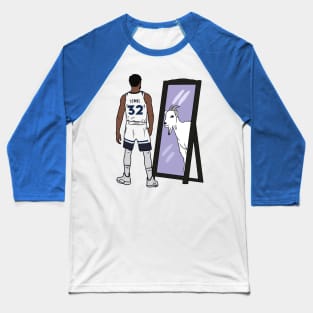 Karl-Anthony Towns Mirror GOAT Baseball T-Shirt